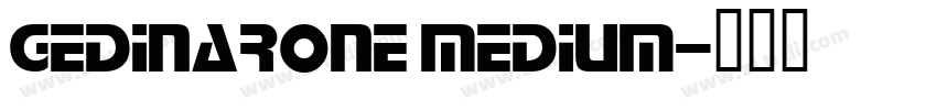 GEDinarOne Medium字体转换